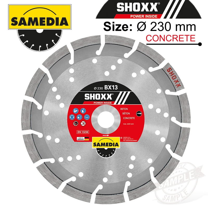 samedia-diamond-blade-230mm-segmented-ind-reinf.-concrete-long-life-shoxx-bx13-sam310044-1