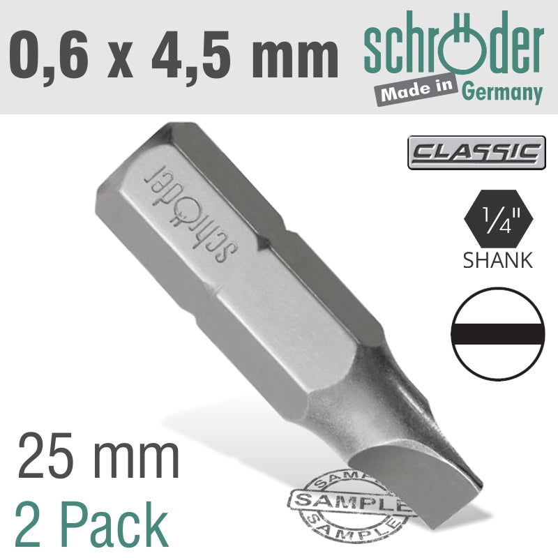 schroder-slotted-bit-0.6x4.5mm-25mm-2cd-sc20222-1
