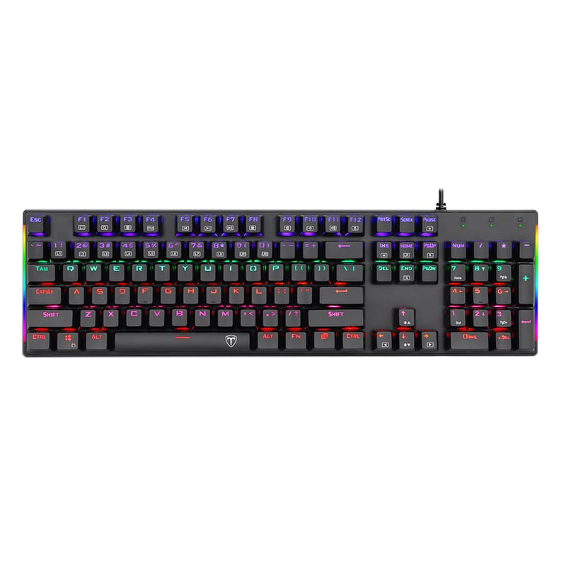 t-dagger-naxos-rainbow-colour-lighting|150cm-cable|mechanical-gaming-keyboard---black-1-image