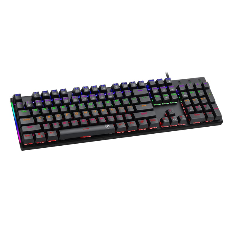 t-dagger-naxos-rainbow-colour-lighting|150cm-cable|mechanical-gaming-keyboard---black-2-image