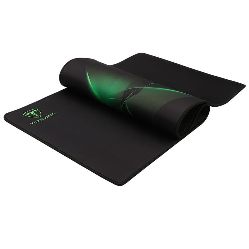 t-dagger-geometry-large-size-780mm-x-300mm-x-3mm|speed-design|printed-gaming-mouse-pad-black-and-green-7-image