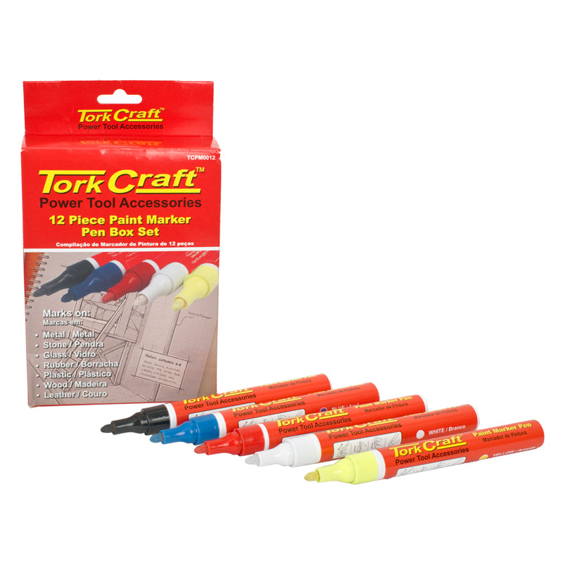 tork-craft-paint-marker-pen-12pk--red/yel/white/black/blue/green/purple/orange-tcpm0012-1