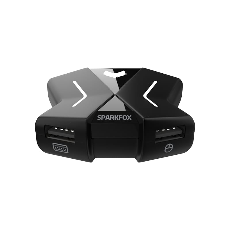 sparkfox-pro-kam-gamepad-to-mouse-and-keyboard-converter-adapter-with-desktop-app-black-1-image