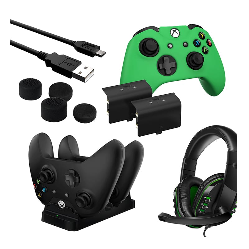 sparkfox-player-pack-2xbattery-pack|1xcharge-cable|1xcharging-station|1xheadset|1xstandard-thumb-grip-pack-1-image