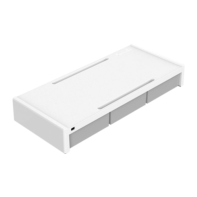 orico-7.4cm-desktop-monitor-stand-with-drawers---white-2-image