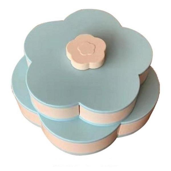 Flower Rotating Candy Box - Blue